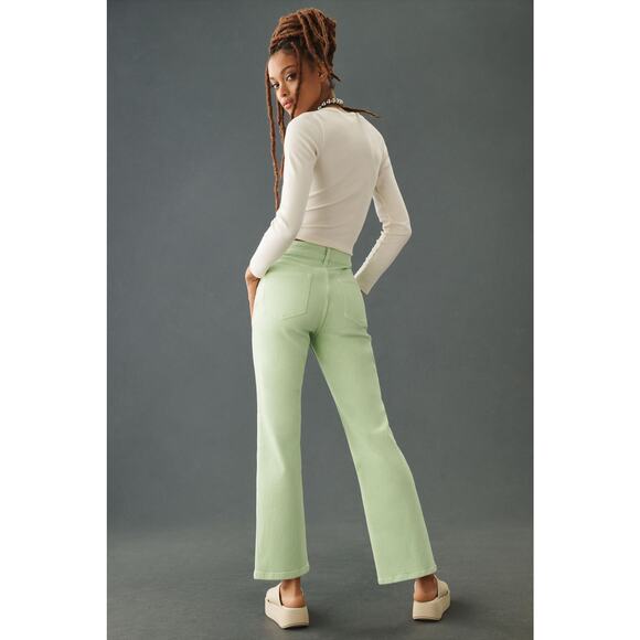 Pilcro The Yaya Mid-Rise Crop Flare Jeans - New 34P - Picture 5 of 7